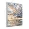 Stupell Industries Moody Sea Cloudy View Wall Plaque Art Design by Petal Prints Design